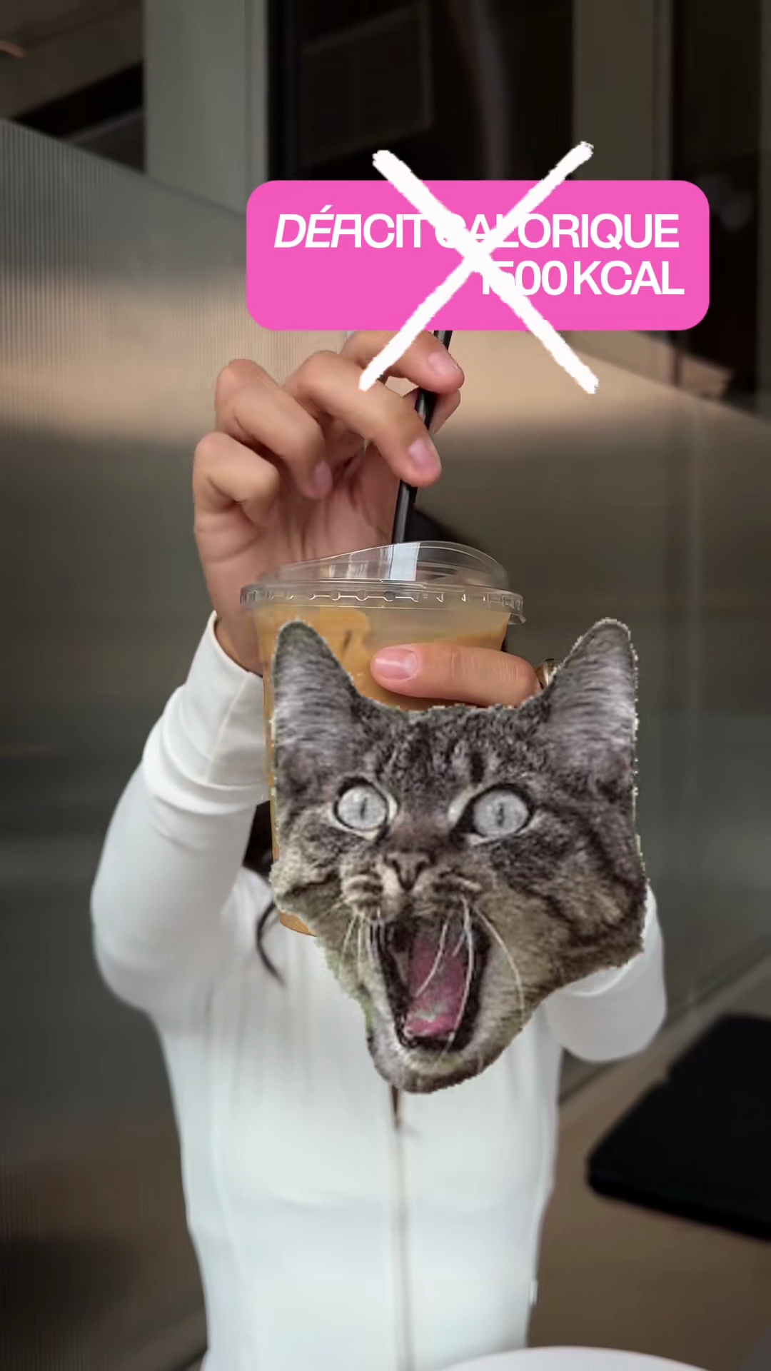 Première frame graphique qui barre un mythe calorique